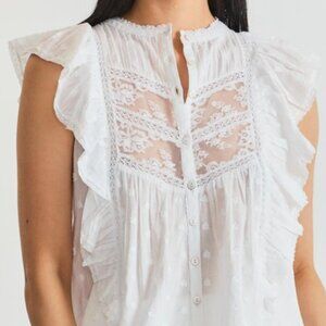 LoveShackFancy Charlsie Top NWT